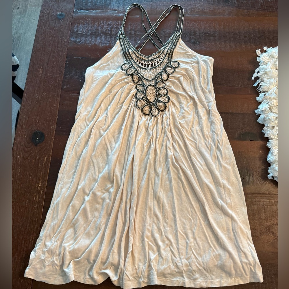 White beautiful blouse size L from Angl